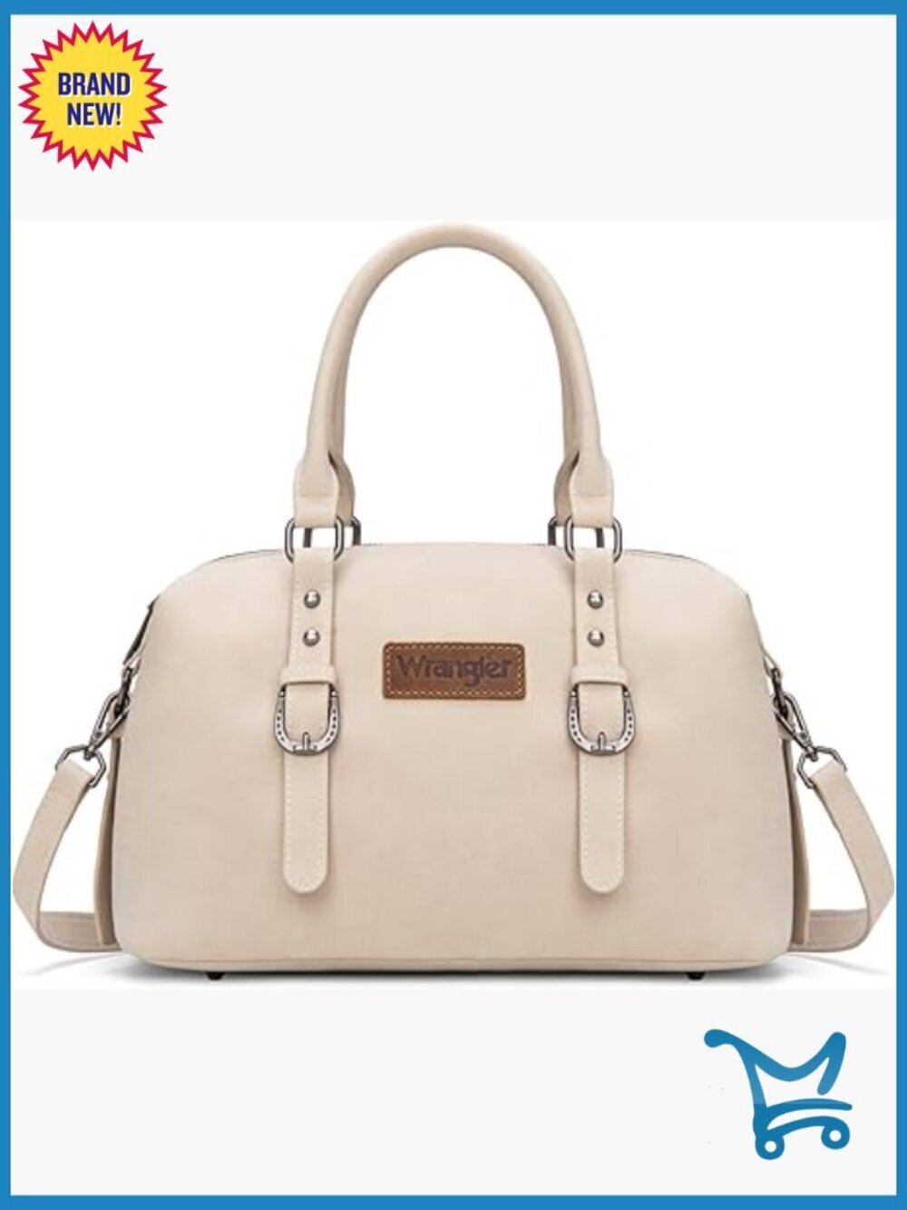 Suede Doctor Bag with Top Handle and Shoulder Strap, Lightweight and Spacious